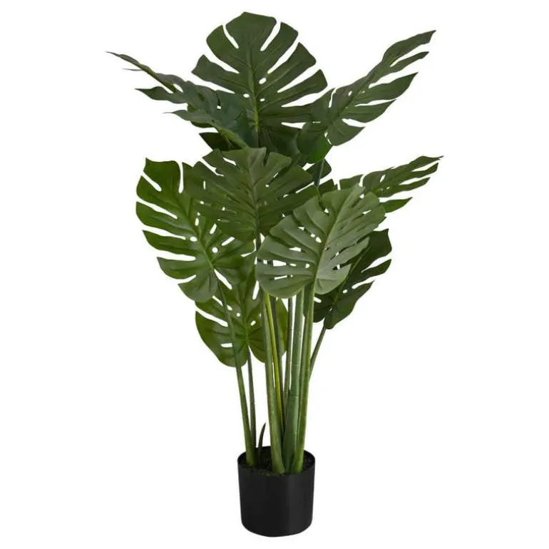 Artificial plant - 45"h / indoor monstera in a 6" pot