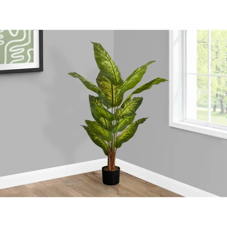 Artificial plant - 47"h / indoor evergreen in a 5" pot