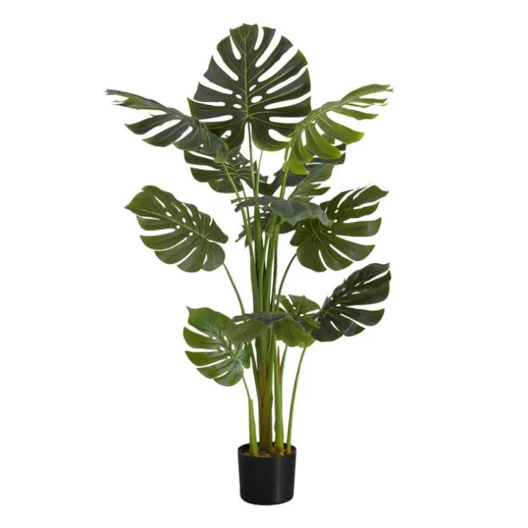 Artificial plant - 55"h / indoor monstera in a 6" pot