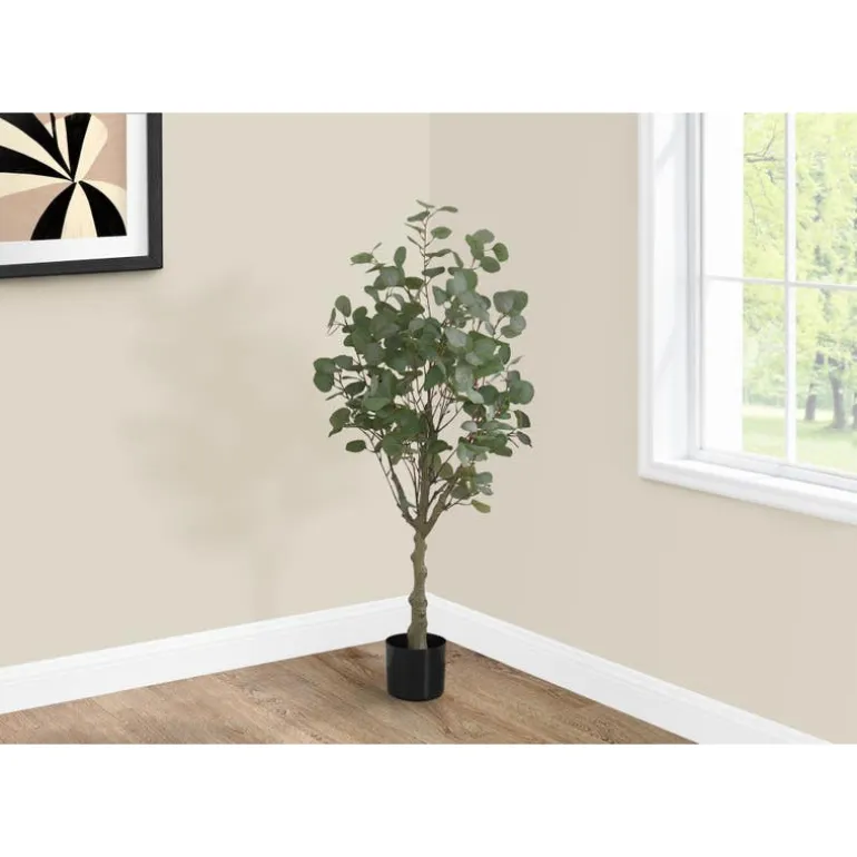 Artificial plant - 46"h / indoor eucalyptus tree/ 5" pot