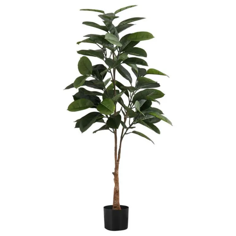 Artificial plant - 52"h / indoor rubber tree in a 5" pot