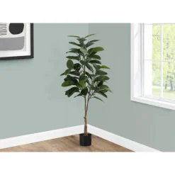 Artificial plant - 52"h / indoor rubber tree in a 5" pot
