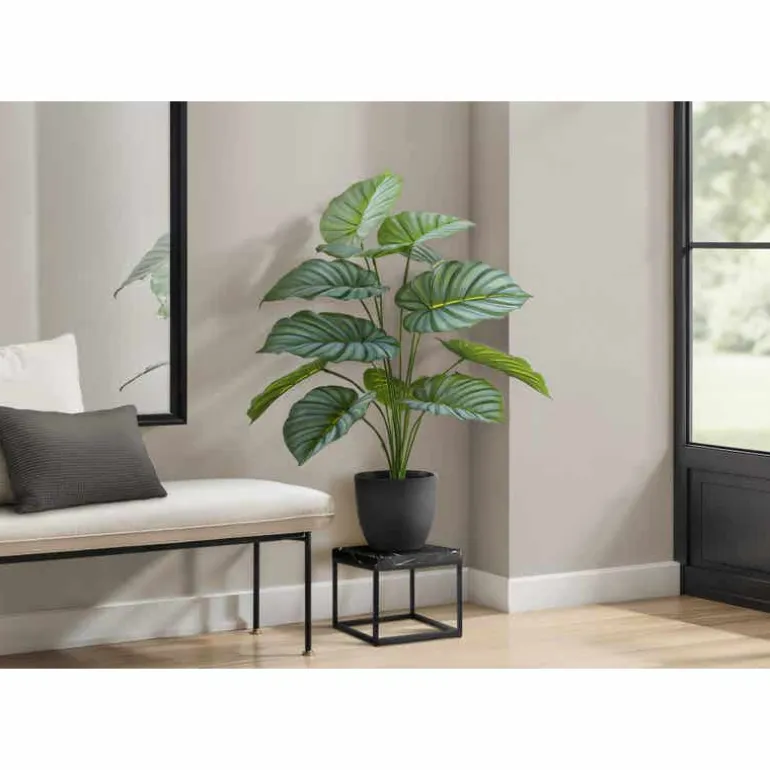 Artificial plant - 24"h / indoor calathea in a 5" pot