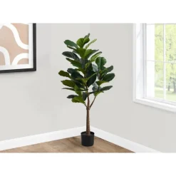 Artificial plant - 47"h / indoor fiddle tree in a 5" pot