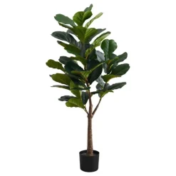 Artificial plant - 47"h / indoor fiddle tree in a 5" pot