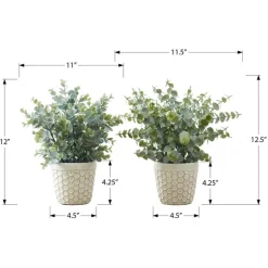 Artificial plant - 2pcs / 13