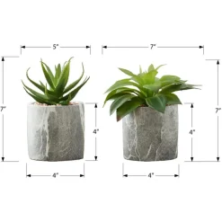 Artificial plant - 2pcs / 7