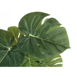Artificial plant - 2pcs / 13"h monstera/calathea/ 4" pot