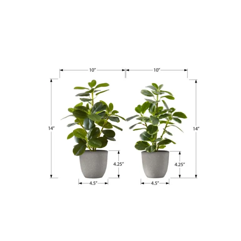 Artificial Plant 14" (set of 2)