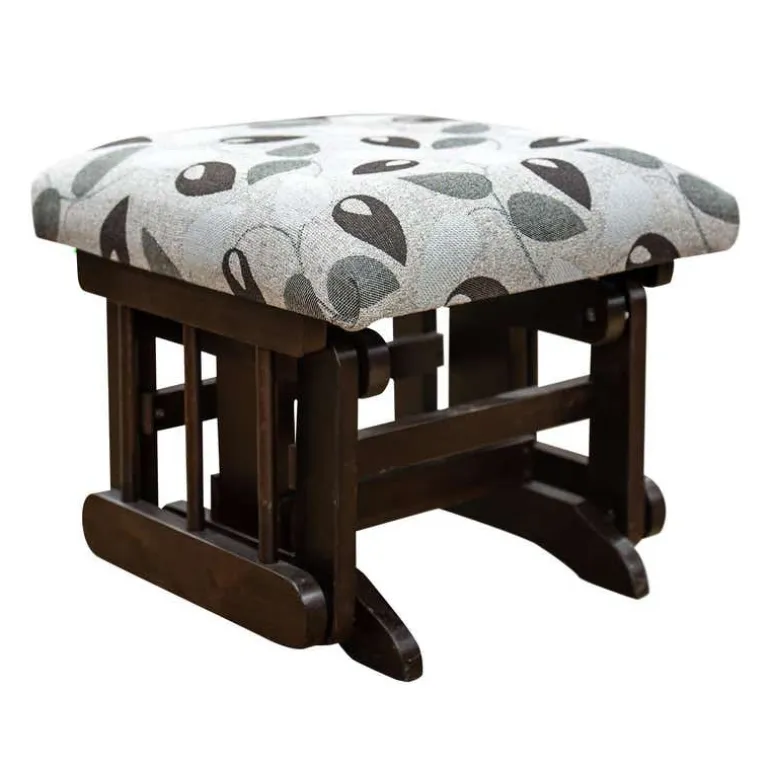 Ball-Bearing Gliding Footrest - Patterned Fabric