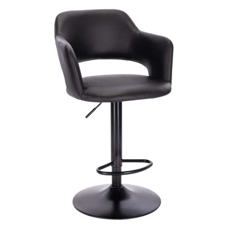 Barstool (1/Box) Black Hydraulic Base