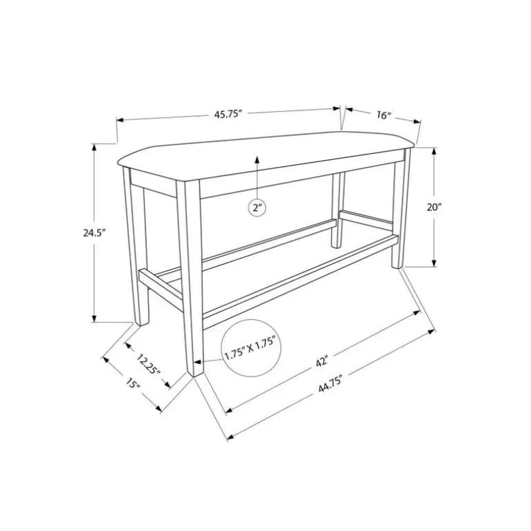 Bench 46" - Monarch