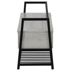 Bench - shoe rack / flip top storage - 42