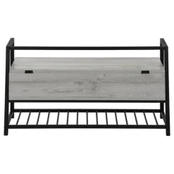 Bench - shoe rack / flip top storage - 42