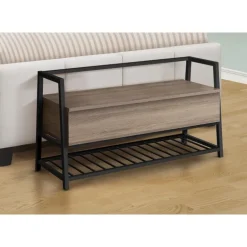 Bench - shoe rack / flip top storage - 42