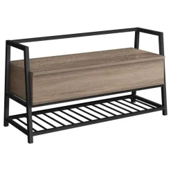 Bench - shoe rack / flip top storage - 42