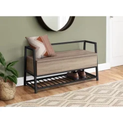 Bench - shoe rack / flip top storage - 42
