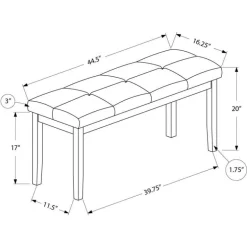 Bench 44"L - Monarch