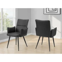 Black Dining Chairs (Set of 2) 35
