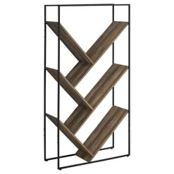 Bookcase / etagere - 5 slanted open shelves - 60