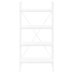 Bookcase - 48"h / white / white metal - Monarch