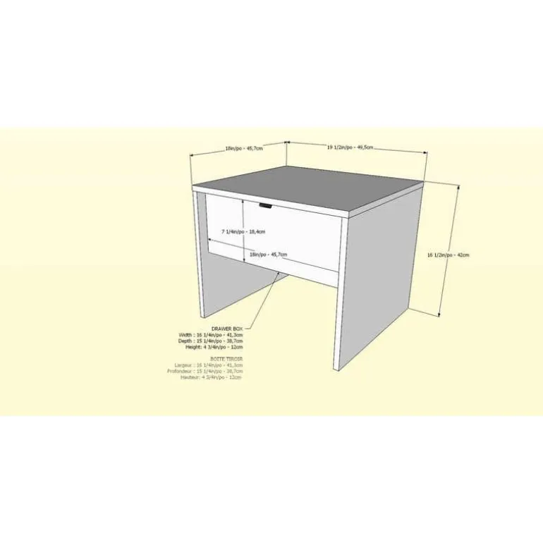 Bookcase, 1-Door, White - Nexera
