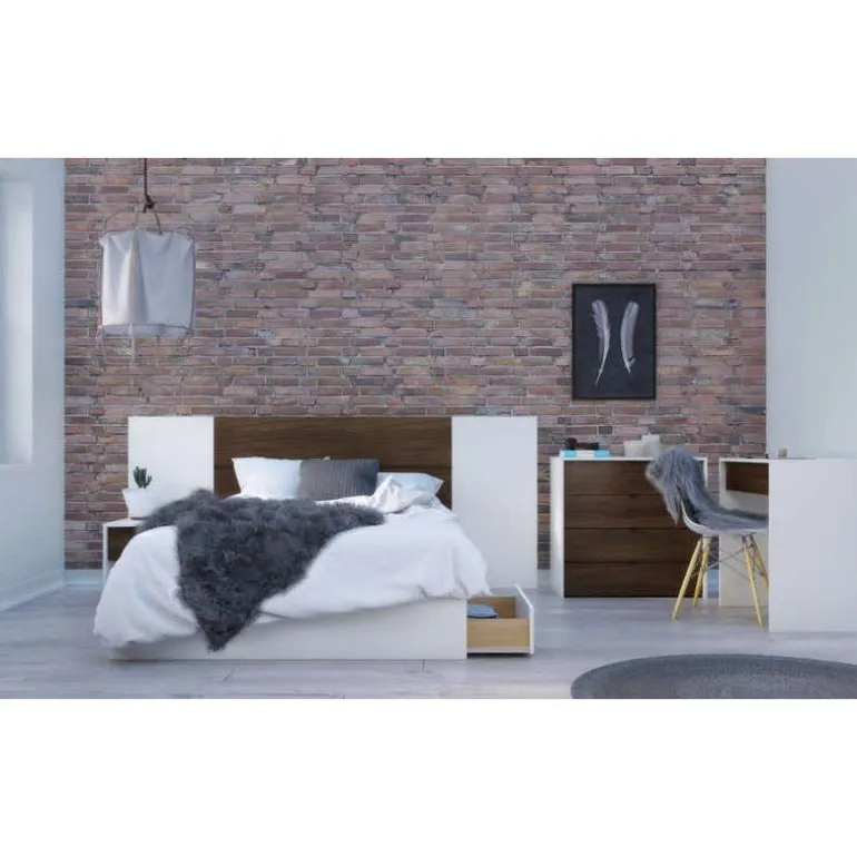 Bookcase, 1-Door, White - Nexera