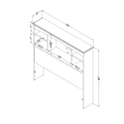 Bookcase Headboard 39'' - South Shore