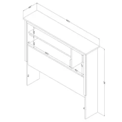 Bookcase Headboard (39") - South Shore