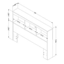 Bookcase Headboard (54