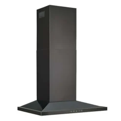 BROAN Chimney Range Hood Wall Mount Black Stainless 30