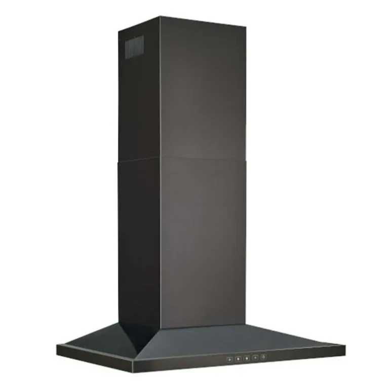 BROAN Chimney Range Hood Wall Mount Black Stainless 30" , 450 CFM - BWS1304BLS