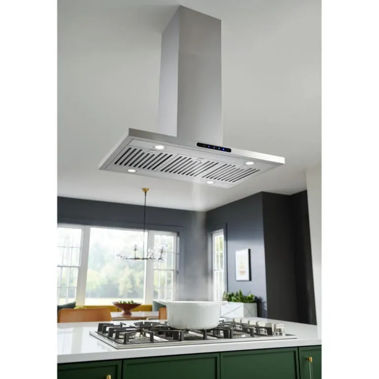 BROAN Island Range Hood Wall Mount Stainless Steel 36" , 640 CFM - EIT1366SS