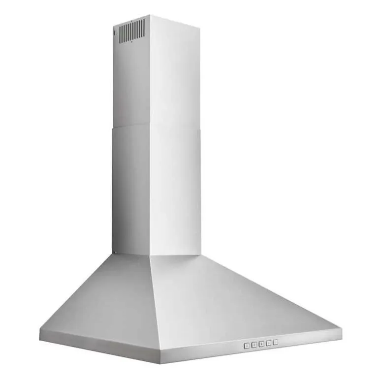 BROAN Pyramidal Chimney Range Hood Wall Mount Stainless Steel 24" , 450 CFM - BWP1244SS
