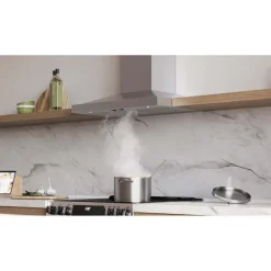 BROAN Pyramidal Chimney Range Hood Wall Mount Stainless Steel 30" , 650 CFM - EWS1306SS