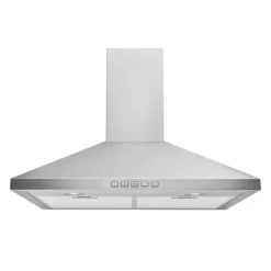 BROAN Pyramidal Chimney Range Hood Wall Mount Stainless Steel 30" , 450 CFM - BWP1304SS