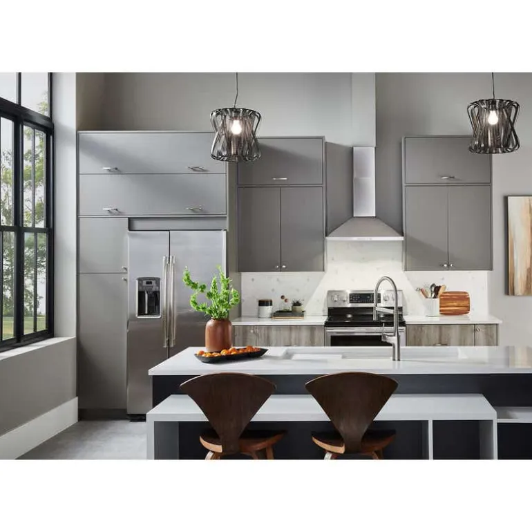 BROAN Pyramidal Chimney Range Hood Wall Mount Stainless Steel 30" , 450 CFM - BWP1304SS