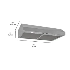 BROAN Range Hood Standard Stainless Steel 24