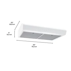 BROAN Range Hood Standard White 30