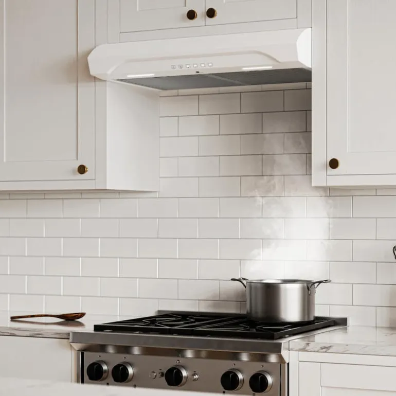 BROAN Range Hood Standard White 30" , 490 CFM - ALT3304WW