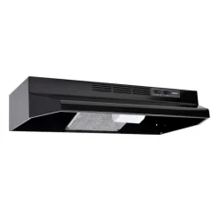 BROAN Range Hood Standard Black 30" , 210 CFM - BU230BL