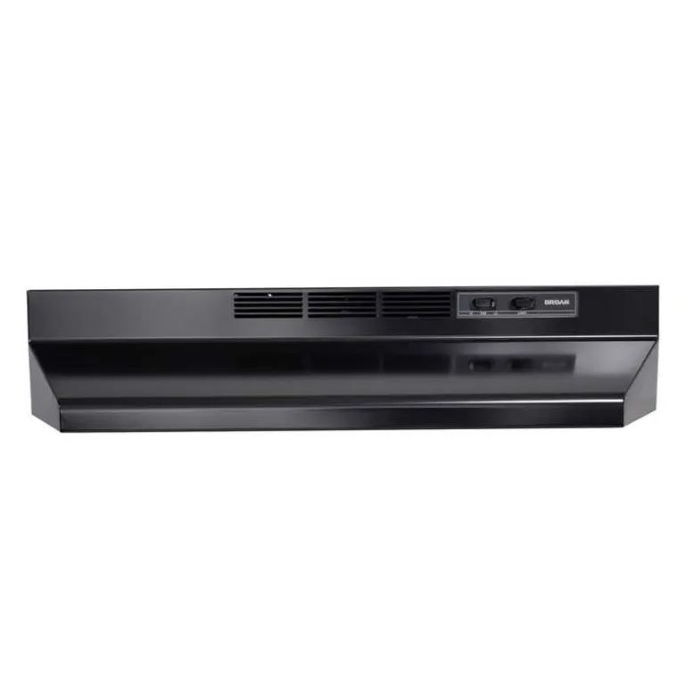 BROAN Range Hood Standard Black 30" , 210 CFM - BU230BL