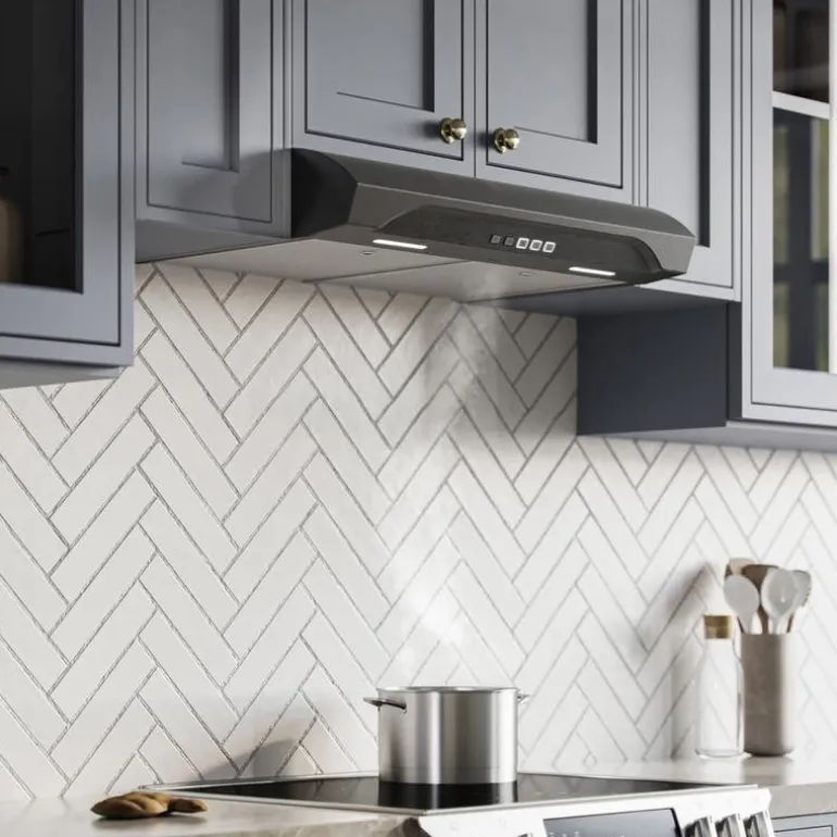 BROAN Range Hood Standard Black Stainless 30" , 350 CFM - ALT2303BLS