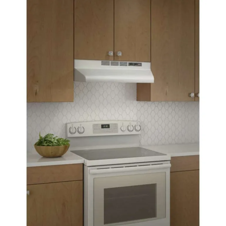 BROAN Range Hood Standard White 24" , 210 CFM - BU224WH