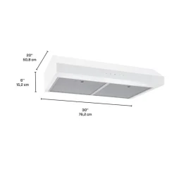 BROAN Range Hood Standard White 30