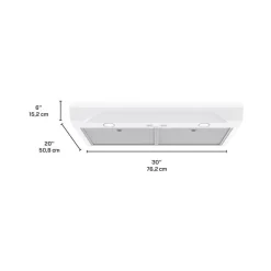 BROAN Range Hood Standard White 30
