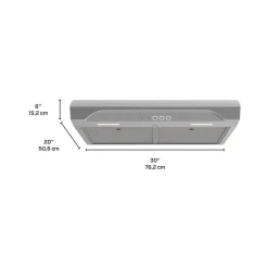 BROAN Range Hood Standard Stainless Steel 30