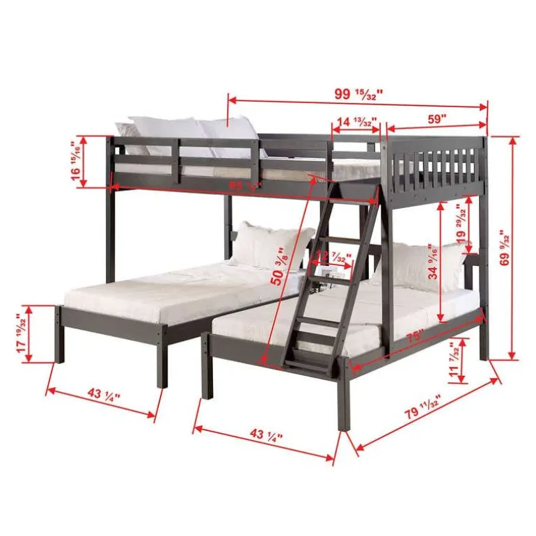 Bunk Bed 2 x 39"/54"
