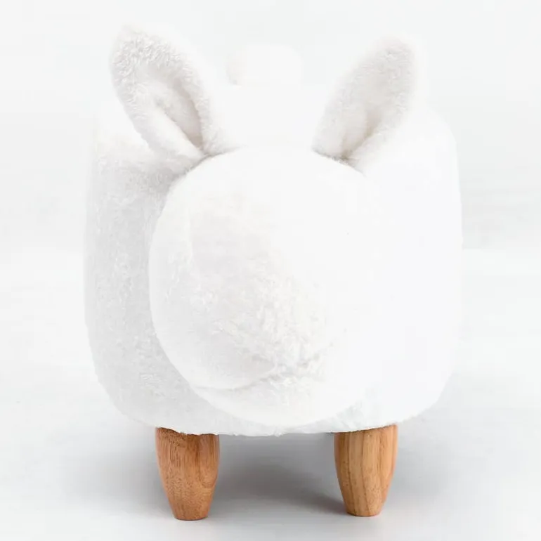 Bunny-Shaped Kids Pouf – 26.4" x 14.2" x 14.6"