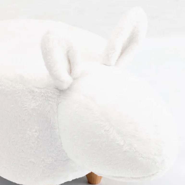 Bunny-Shaped Kids Pouf – 26.4" x 14.2" x 14.6"